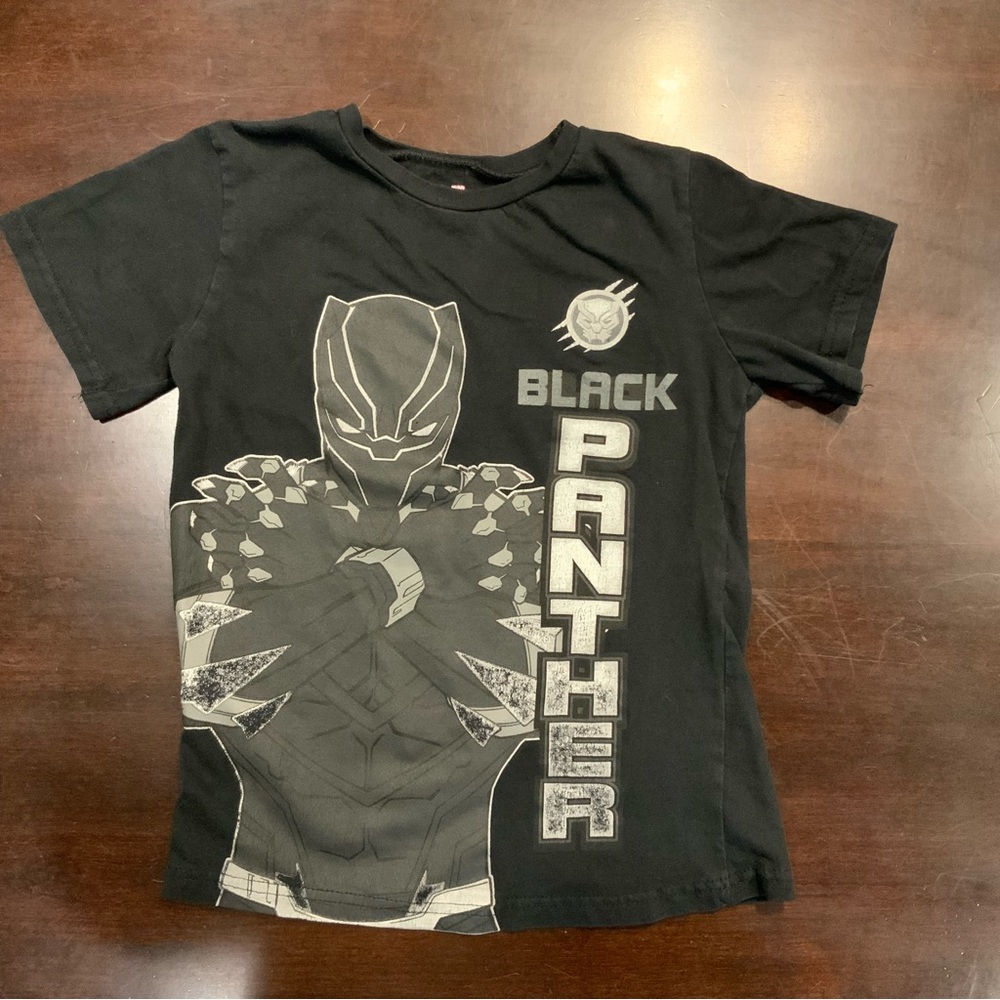 Marvel Avengers Black Panther Child T-Shirt Size 7/8